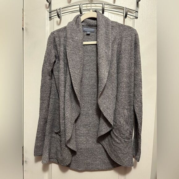 Barefoot Dreams Cozy Chic Lite gray open cardigan sweater women’s XS/S gray - Picture 1 of 16